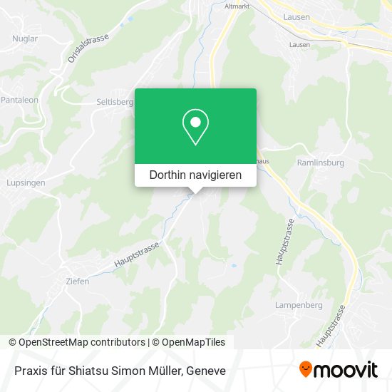 Praxis für Shiatsu Simon Müller Karte