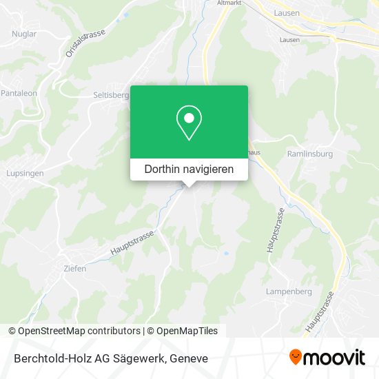 Berchtold-Holz AG Sägewerk Karte