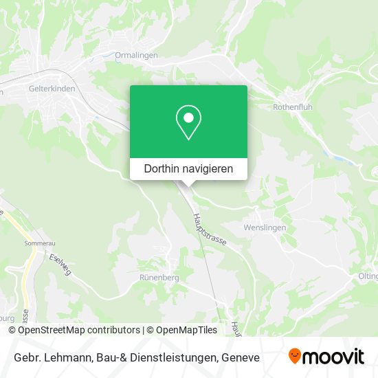 Gebr. Lehmann, Bau-& Dienstleistungen Karte