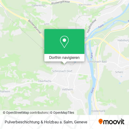 Pulverbeschichtung & Holzbau a. Salm Karte