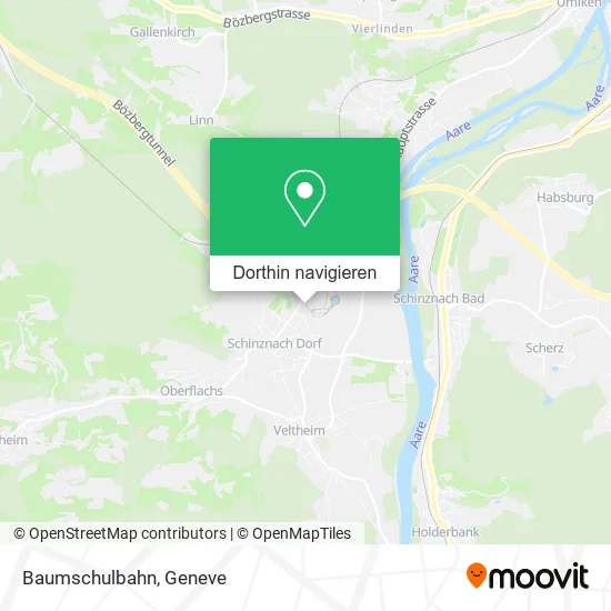 Baumschulbahn Karte