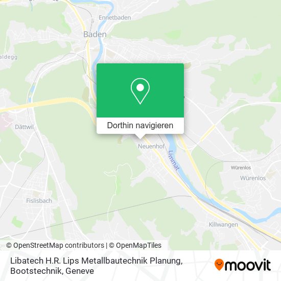 Libatech H.R. Lips Metallbautechnik Planung, Bootstechnik Karte