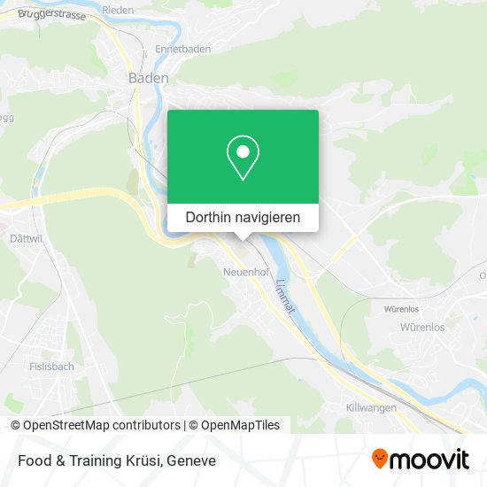 Food & Training Krüsi Karte