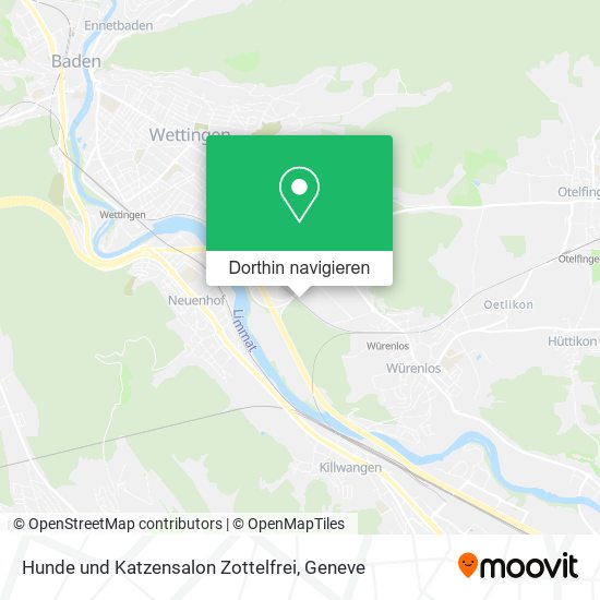 Hunde und Katzensalon Zottelfrei Karte