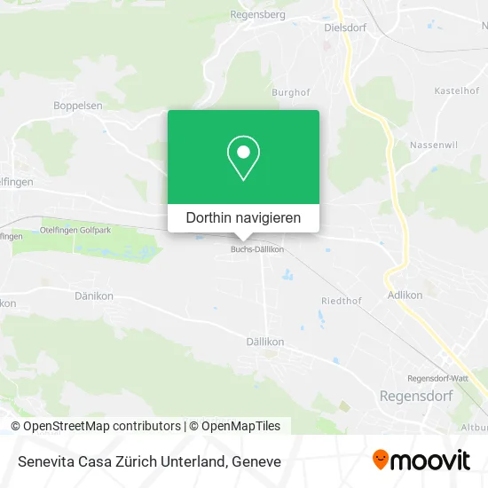 Senevita Casa Zürich Unterland Karte