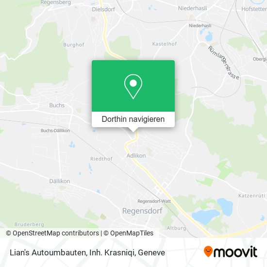 Lian's Autoumbauten, Inh. Krasniqi Karte