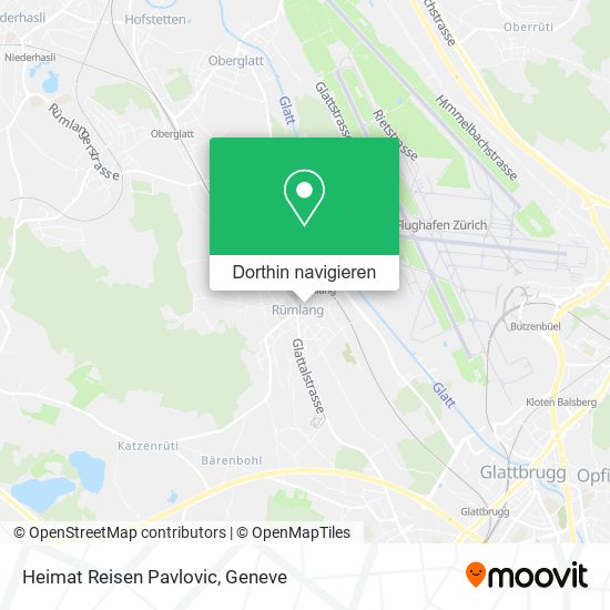 Heimat Reisen Pavlovic Karte