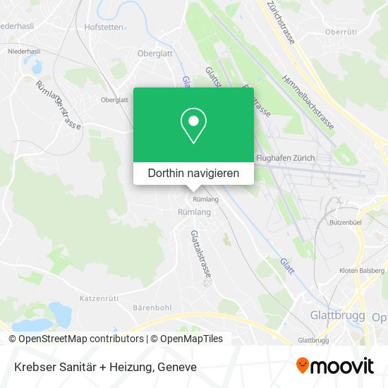 Krebser Sanitär + Heizung Karte