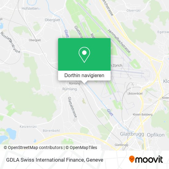 GDLA Swiss International Finance Karte