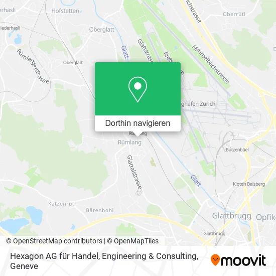 Hexagon AG für Handel, Engineering & Consulting Karte