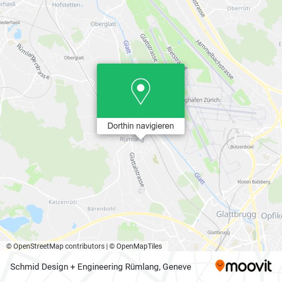 Schmid Design + Engineering Rümlang Karte