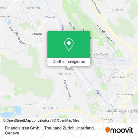 Financialtree GmbH, Treuhand Zürich Unterland Karte