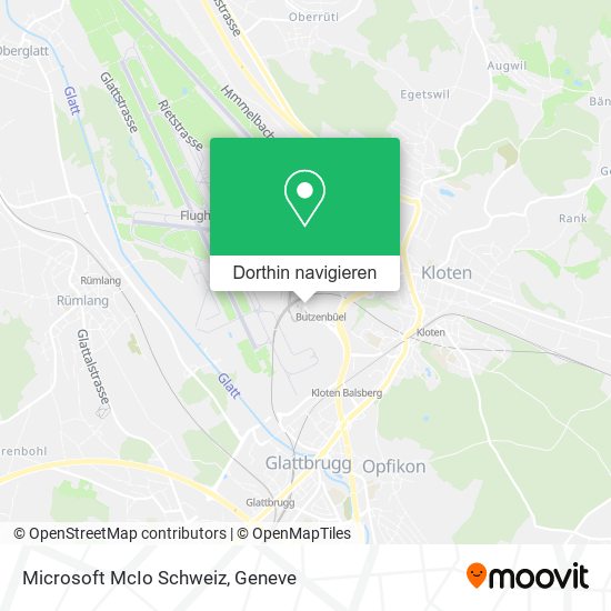 Microsoft McIo Schweiz Karte