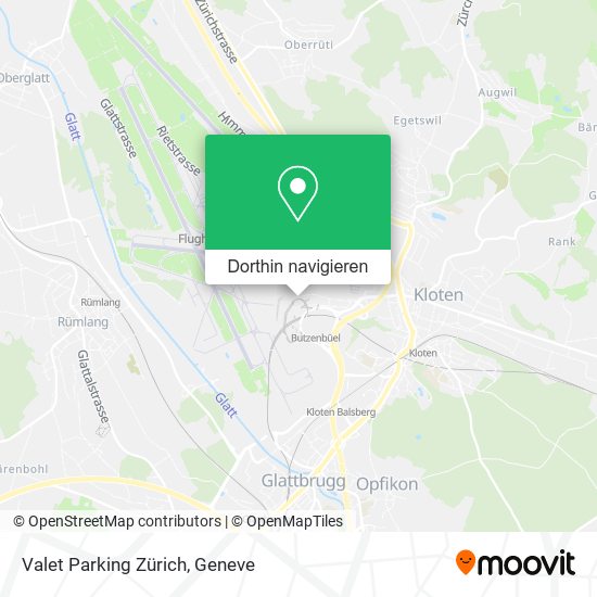 Valet Parking Zürich Karte