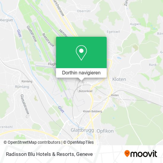 Radisson Blu Hotels & Resorts Karte