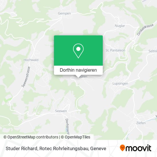 Studer Richard, Rotec Rohrleitungsbau Karte