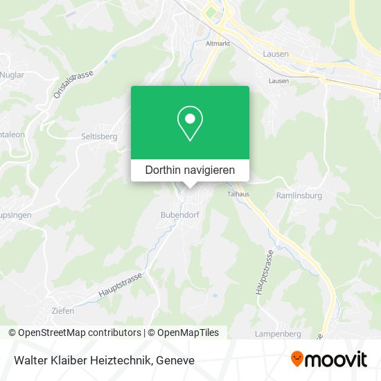 Walter Klaiber Heiztechnik Karte