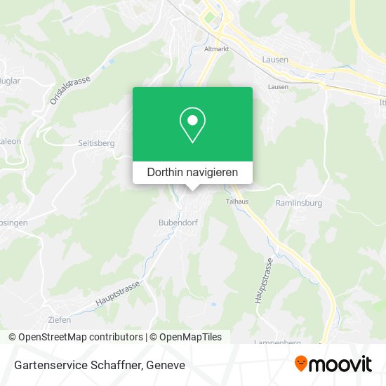 Gartenservice Schaffner Karte