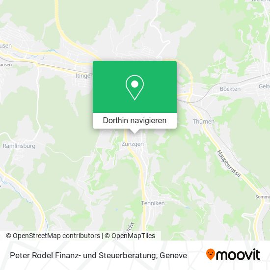 Peter Rodel Finanz- und Steuerberatung Karte