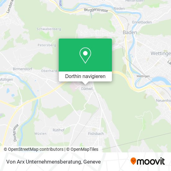 Von Arx Unternehmensberatung Karte