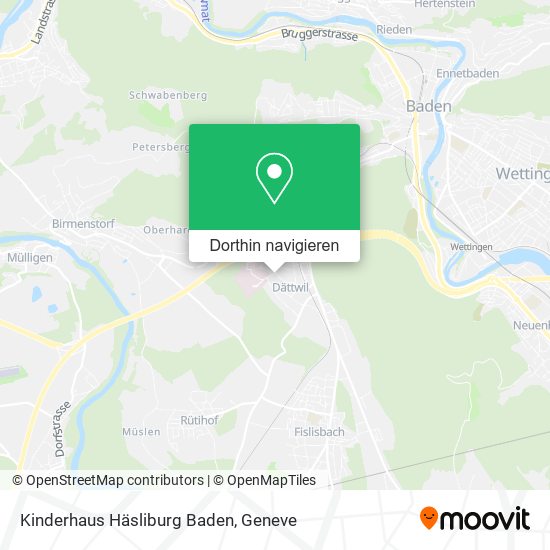 Kinderhaus Häsliburg Baden Karte
