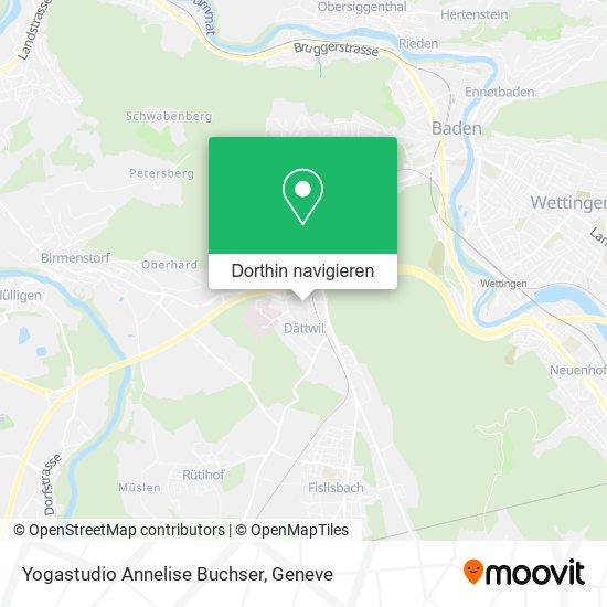Yogastudio Annelise Buchser Karte