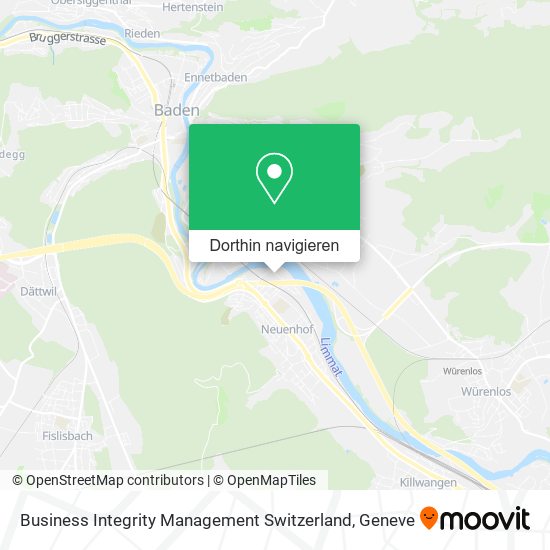 Business Integrity Management Switzerland Karte