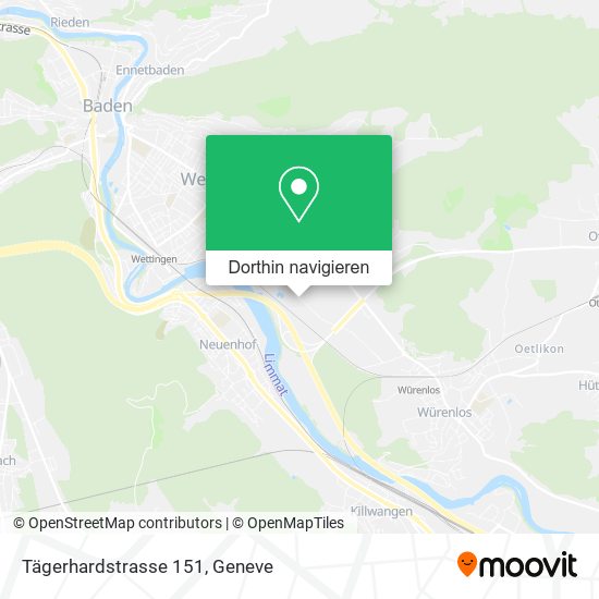 Tägerhardstrasse 151 Karte