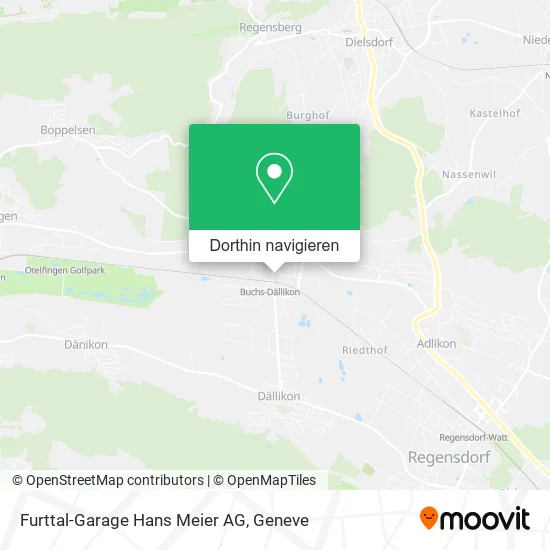 Furttal-Garage Hans Meier AG Karte
