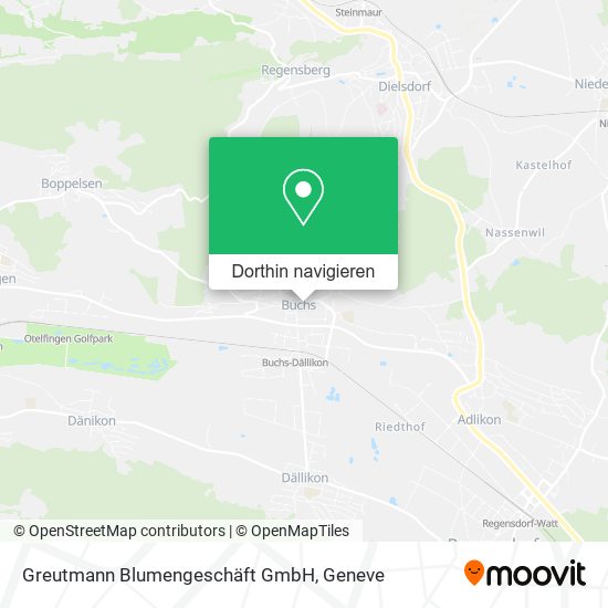 Greutmann Blumengeschäft GmbH Karte