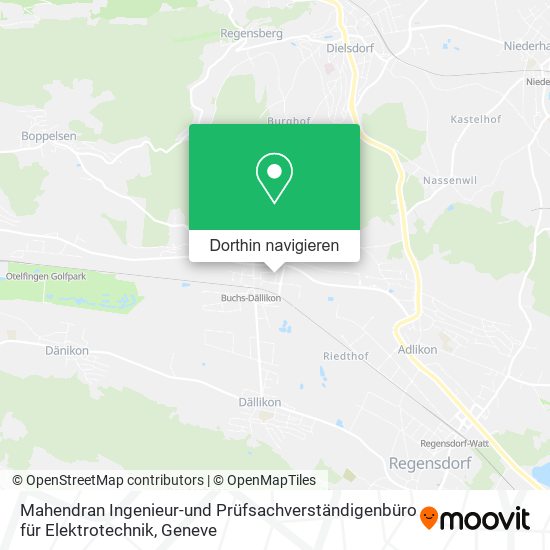 Mahendran Ingenieur-und Prüfsachverständigenbüro für Elektrotechnik Karte
