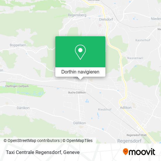 Taxi Centrale Regensdorf Karte