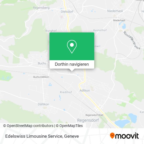 Edelswiss Limousine Service Karte