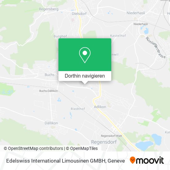 Edelswiss International Limousinen GMBH Karte