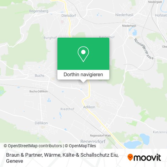 Braun & Partner, Wärme, Kälte-& Schallschutz Eiu Karte