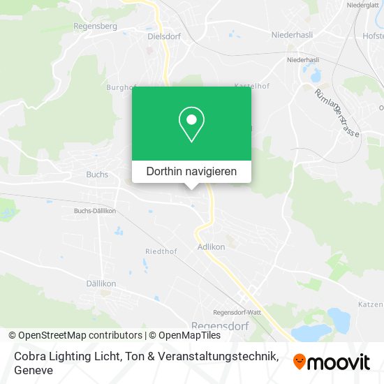 Cobra Lighting Licht, Ton & Veranstaltungstechnik Karte