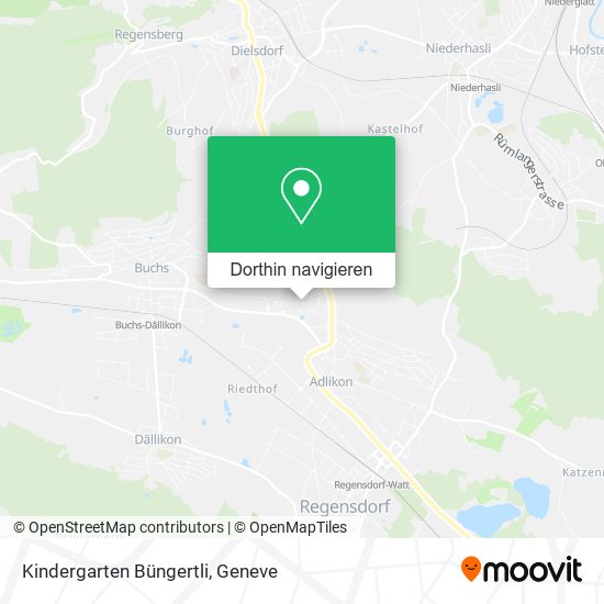 Kindergarten Büngertli Karte