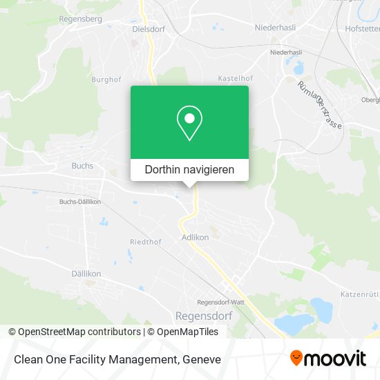 Clean One Facility Management Karte