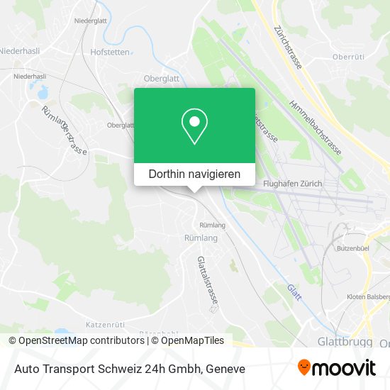 Auto Transport Schweiz 24h Gmbh Karte