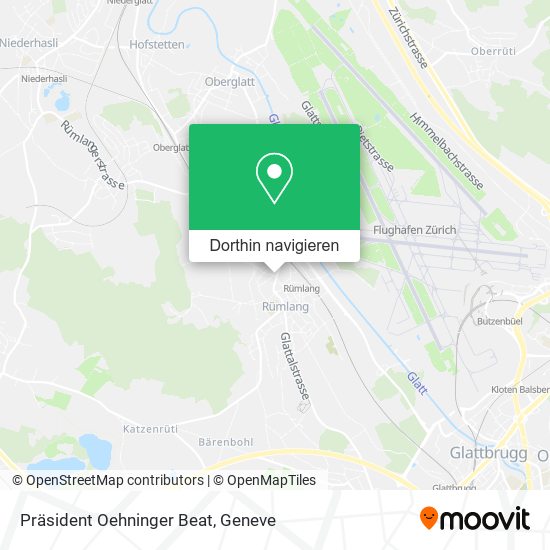 Präsident Oehninger Beat Karte