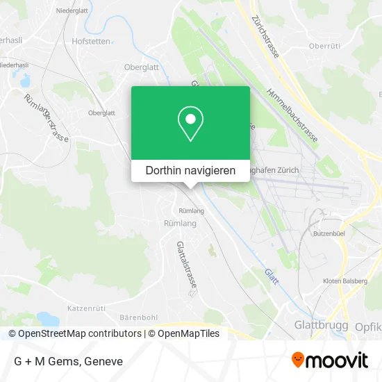G + M Gems Karte