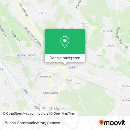 Buchs Communication Karte