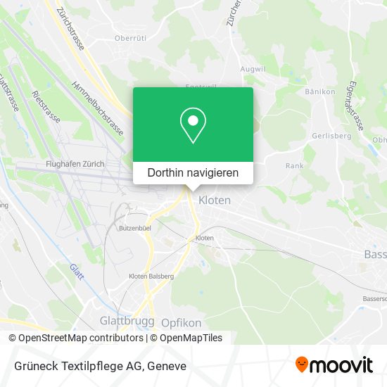Grüneck Textilpflege AG Karte