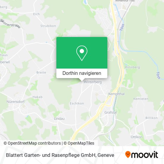 Blattert Garten- und Rasenpflege GmbH Karte