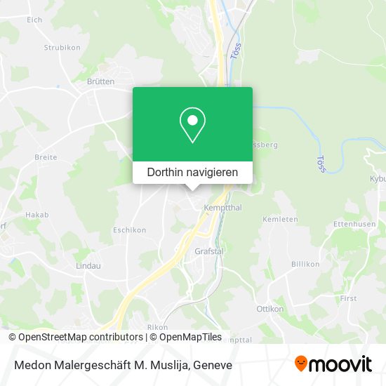 Medon Malergeschäft M. Muslija Karte