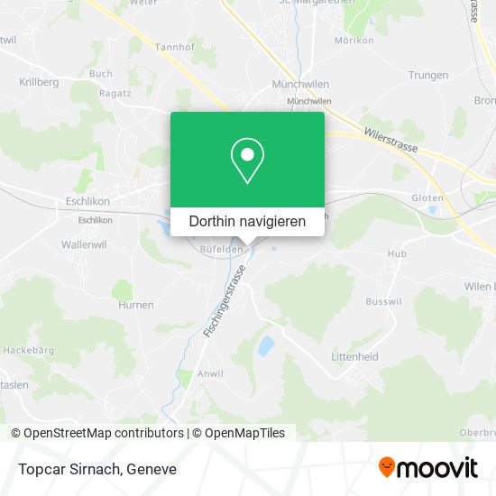 Topcar Sirnach Karte
