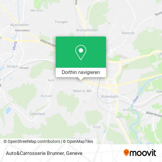Auto&Carrosserie Brunner Karte