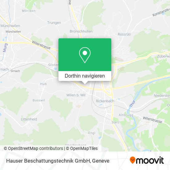Hauser Beschattungstechnik GmbH Karte