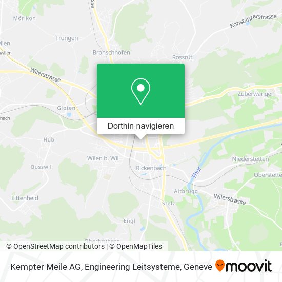 Kempter Meile AG, Engineering Leitsysteme Karte