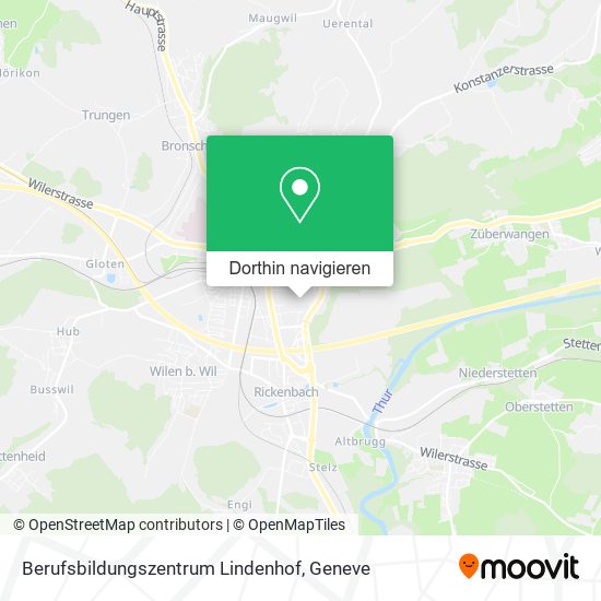 Berufsbildungszentrum Lindenhof Karte